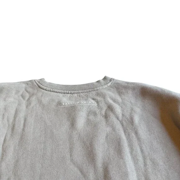 Taylor Swift The Tortured Poets Department Crew Neck Pullover Beige Size XL - Picture 4 of 9